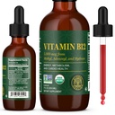 Centro Mundial de Sanación - Vitamina B12 Sublingual 5000 MCG Suplemento Orgánico Líquido, Metilcobalamina, Adenosylcobalamin, Hydroxo Larga Energía y Metabolismo Saludable - Vegan B12 Vitaminas (1 Oz)