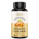 Liposomal Turmeric Curcumin Suplemento 2000mg, 95% Standardized Curcuminoid Extract " Organic Root Powder with Piperine Black Pepper Fruit (15mg), 60 softgels
