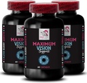 Visión diaria - Complemento de visión de ojos - Soporte de lentes, Vista focalizada, Visión cristalina, Claridad de imagen, Escenas más claras, Percepción pura, Soporte de ojos, ventaja focal, Visión Strength 3 Bottle 180Caps