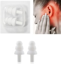 Tinnitus Relief for Ringing Ears, Tinnitus Relief Device, Anti Tinnitus Relief Ear Clip, Device for Stop Ear Ringing,Tinnitus Earplug for Ear Ring,Three Layer Noise Reduction Earplug (1pair)