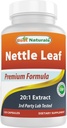 Mejores Naturales Nettle Leaf Extracto 5000 mg Equivalente por Serving- 120 Capsules