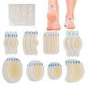 LotFancy Blister Bandages for Feet, 24 Blister Pads and 12 Acne Patches, 8 Tamaño Hydrocolloid Bandage, Waterproof Seal Gel Blister Cushion Variety Pack for Toes Protection, Heel Blister Prevention