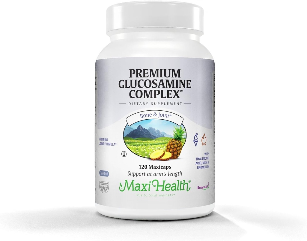 Maxi Health Premium Glucosamine Complex Joint Formula con MSM, 120 Conde