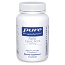 Encapsulaciones puras Ácido Lipoico alfa 600 mg - Suplemento ALA para el soporte de hígado, antioxidantes, salud nerviosa, salud cardiovascular y soporte de carbohidratos - ácido alfa lipoico Premium - 60 cápsulas