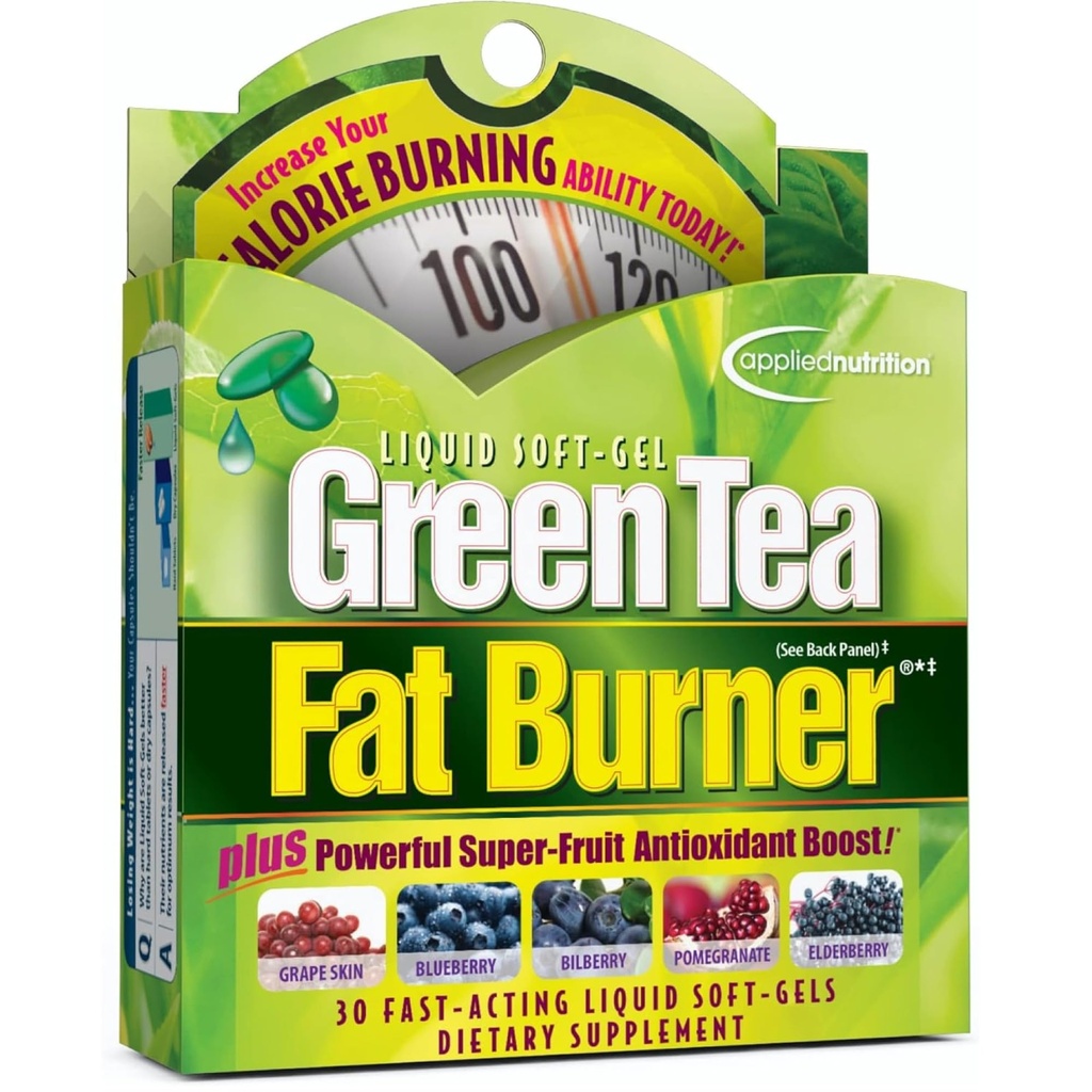 Nutrición aplicada Green Tea Fat Burner - 30 Liquid Soft-Gels