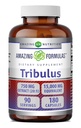 Amazing Formulas Tribulus 750 Mg Extract 20:1Supplement TEN 15000 Mg Equivalent TEN 180 Capsules ← Non-GMO TEN Gluten-Free TEN Made in USA