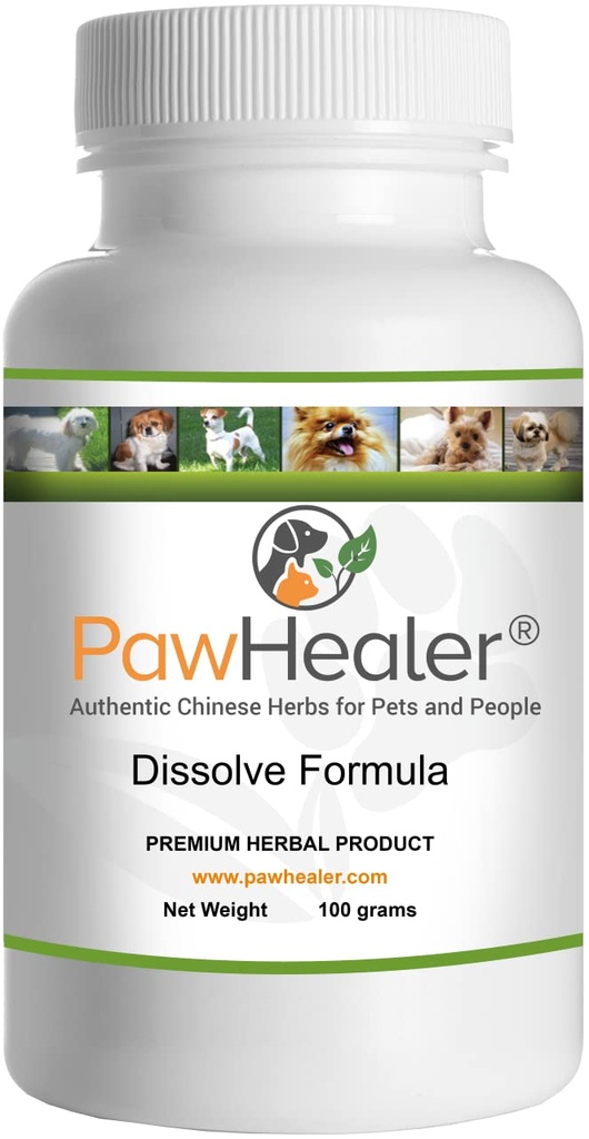 PawHealer® Dissolve Herbal Formula - 100 Grams Powder - Remedy for Fatty Lumps " Bumps in Dogs " Pets ...