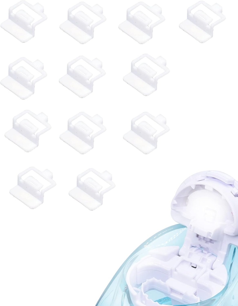 12 PCS Silicone Pods Rellena Accesorios para Navage Nasal Care, Guardar Sal para una operación fácil (White)