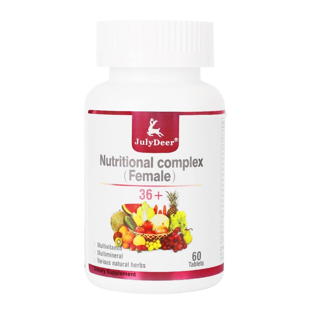 One Daily Multivitamin for Women - Complete Multimineral & Multivitamin with Vitamin A, C, D, E and B-Complex, Zinc &amp; More Vitamins for Immunity, Energy, Hair, Skin & Nails - 60 Tabletas