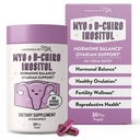 Legendairy Milk Pure Inositol Suplemento - Myo Inositol y D-Chiro Inositol Capsules - Ideal 40:1 Ratio - Ovarian &amp; Fertilidad Soporte para Mujeres - 30 Day Supply