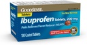 GoodSense 200 mg Tablas de Ibuprofeno, Reductor de Fiebre y Alivio del Dolor del Cuerpo, Dolor de Cabeza, Dolor de Artritis y Más, 100 Cuenta