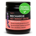 LEGION Recharge Post Workout Suplemento - All Natural Muscle Builder " Recovery Drink with Micronized Creatine Monohydrate. Naturalmente endulzada, segura y saludable. (Grapa, 60 sirviendo)