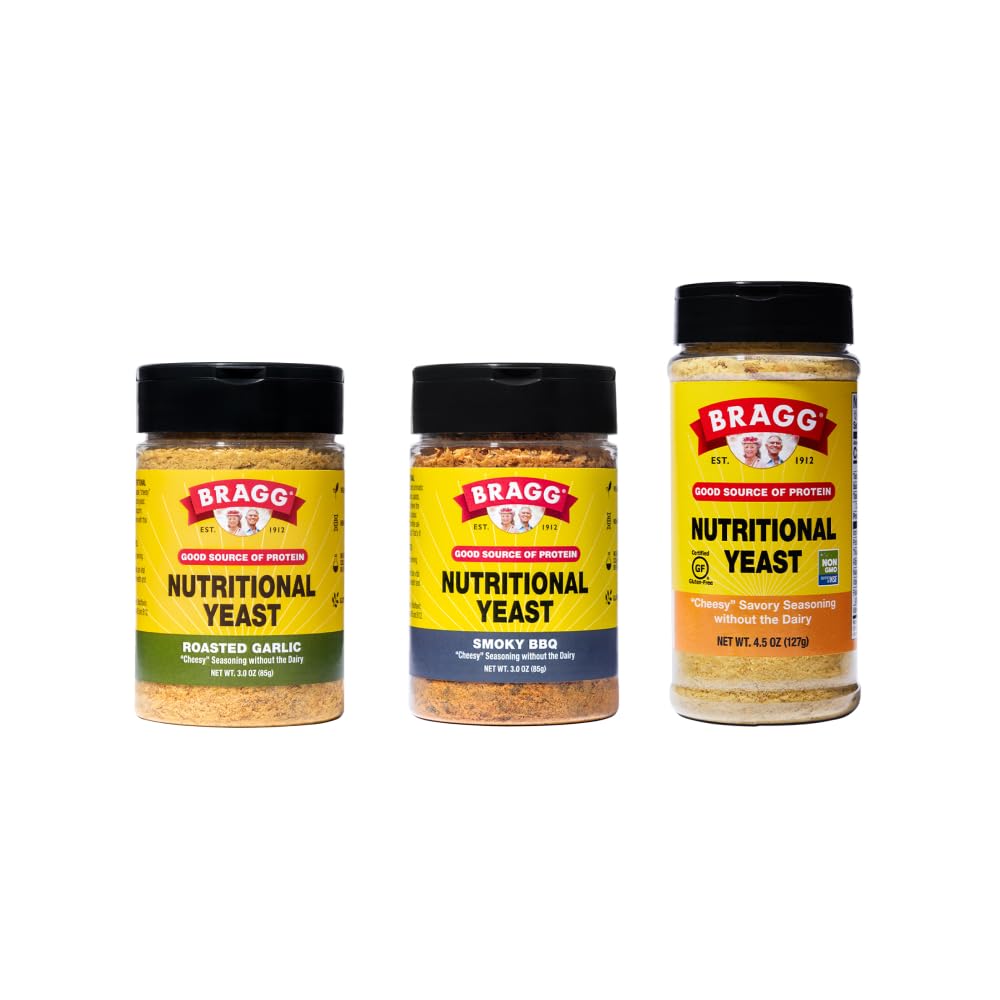 Fregantes Premium de Levadura Nutricional - Temporada Gratuita - Vegan, Gluten Libre – Buena Fuente de Proteína y Vitaminas – Sustituto de Queso Parmesano Nutritorio