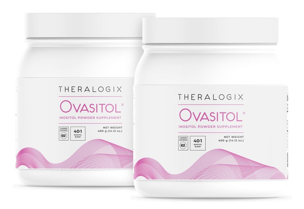 Theralogix Ovasitol Inositol Powder - 180-Day Supply - Myo-Inositol " D-Chiro Inositol for Hormone Balance " Ovarian Function Support* - NSF certificado, (360 Servings), 28.24 Ounce (Pack of 2)
