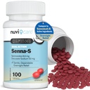 Senna Plus Laxative Stool Softener - Docusate Sodium (50mg) Stool Softener with Stimulant Laxative Sennosides (8.6mg) - Compara con Senokot-S for Occasional Constipation Relief* (100 Tablets)