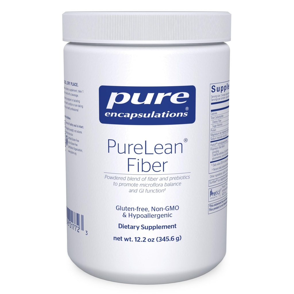 Encapsulaciones puras fibras neumáticas puras leganas tóxicas Powdered Blend of Soluble and Insoluble Fibers and Probiotics to Promote Microflora Balance and GI Function* ← 12.2 Ounces*