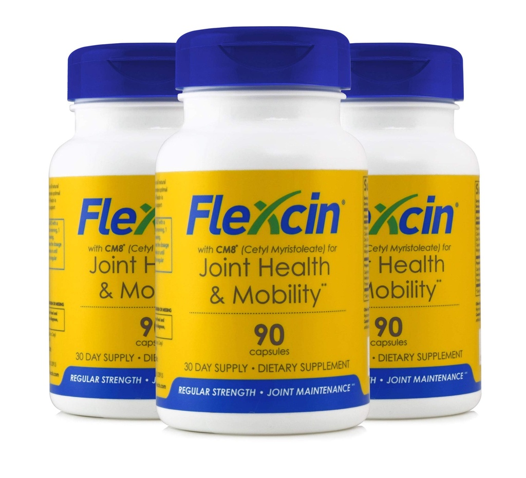Flexcin Joint Health & Mobility Formula con CM8-3 Pack (270 cápsulas)