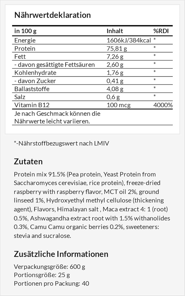 APOLLO'S HEGEMONY Vegan Protein 600g: Proteína de base vegetal con guisantes, arroz y levadura - Rico en ácidos aminoácidos - 24 Servimientos - Libre de azúcar y Fortificado con vitamina B12 - Hazelnut Flavour