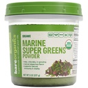 BareOrganics Marine Super Greens Powder – USDA Organic, Vegan, Gluten-Free, BPA-Free, Superfood Powder with Organic Kelp, Spirulina & Chlorella - 8 oz