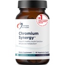 Diseños para Sinergía de Cromo de Salud - No GMO Cromo Suplemento de Chelato Glycinate con Vanadium, Vitamina D, Manganese, Zinc + Taurine - Base de Polvo de Canela (90 cápsulas)