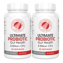 Fern Ultimate Probiótico 2-Pack – Probióticos para Hombres de Mujeres – 8 billón CFU suplemento de salud de recubrimiento de esperma – ADN Verificado, Vegan Probiótico, Establo-Stable, Alta supervivencia – 120 cápsulas