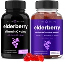 NutraChamps Elderberry Capsules y Gummies Bundle