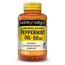 MASON NATURAL Peppermint Oil 50 mg Enteric Coated Suplemento, 90 Day Supply of Gastrointestinal Support for Normally Functioning Bowel, Softgel Pills