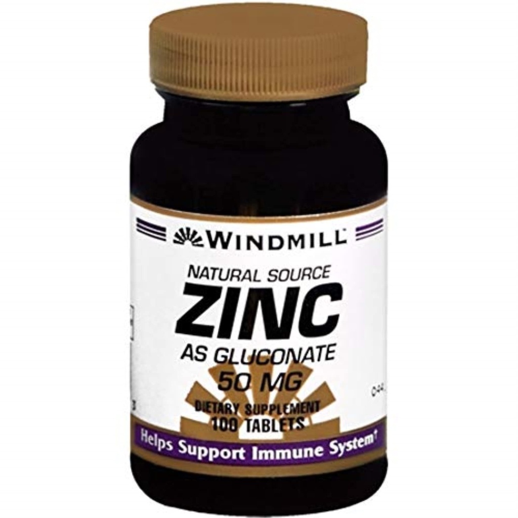 ZINC TAB GLUCONATE 50 MG WMILL Tamaño: 100