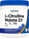 Nutricost L-Citrulline Malate 2:1 (300 gramos) (Blue Raspberry)