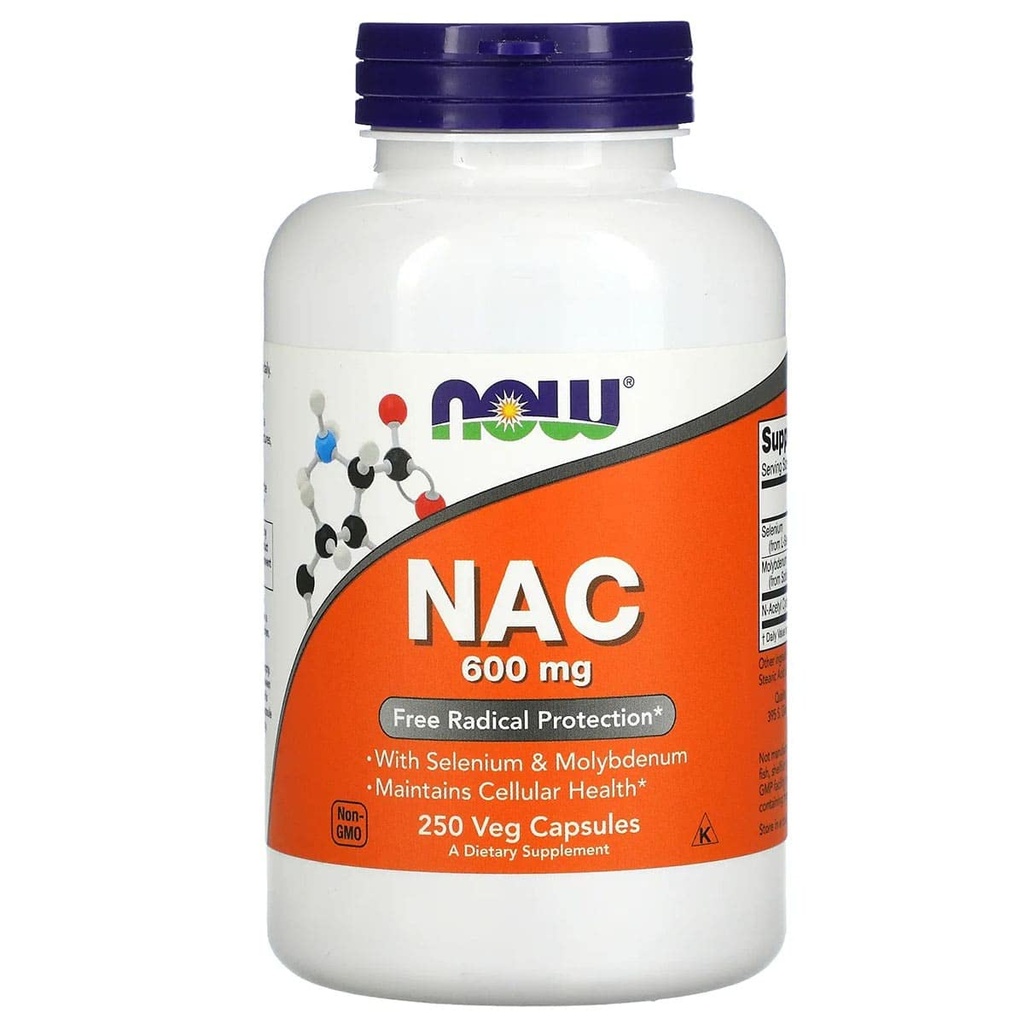Ahora Alimentos, NAC 600mg con Selenium, 250 cápsulas (Pack de 2)