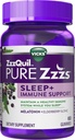 ZzzQuil Pure Zzzs Sleep + Immune Support Melatonin Sleep Aid Gummies with Elderberry, Zinc, Chamomile, Lavender, " Valerian Root, 1mg per Gummy, 60 ct