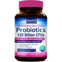 Probióticos femeninos innatos, 120 millones de francos CFU, 32 Strains probados, Probióticos para mujeres, Control de levaduras, Apoyo al pH vaginal, Prebióticos, Enzimas digestivos, Arándano, Una vez Daily 30 cápsulas vegetarianas