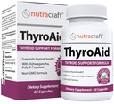 ThyroAid #1 Thyroid Support Supplement ← Natural Herbal Thyroid Formula with Iodine (Kelp), Ashwagandha, L-Tyrosine &amp; More ← Soporta la salud tiroidea &amp; niveles energéticos