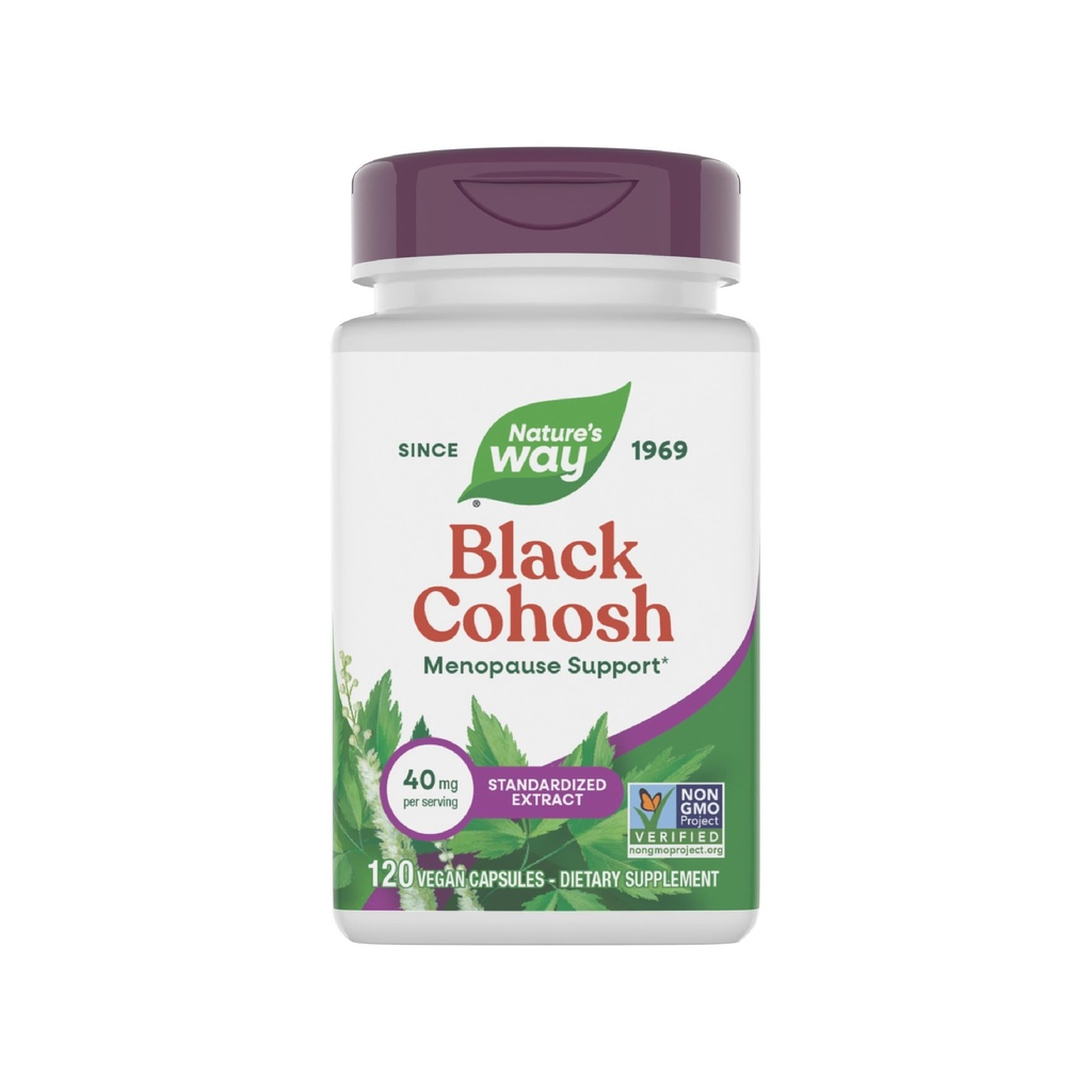 Mango negro de Camino de la Naturaleza, Soporte de menopausia para mujeres*, 40 mg por por porción, 120 cápsulas veganos