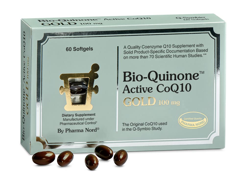 Farm Nord - The Original CoQ10 • Probada clínica • Alta absorción • Salud cardíaca • Fertilidad • Envejecimiento saludable • Energía celular • Antioxidante • Sin gluten • 100 mg Coenzima Q10 • 60 Softgels