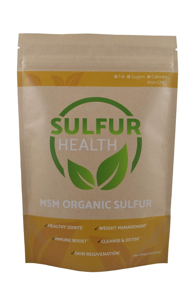 MSM Sulfuro orgánico - 99,9% Puro MSM Suplemento - Lab-Tested & Certified (1 libra)