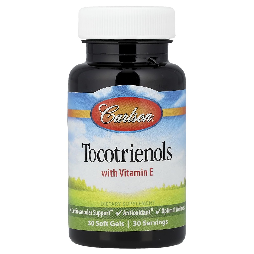 Laboratorios Carlson Tocotrienols con vitamina E natural, 30 Softgels