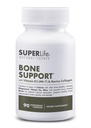 Soporte de hueso con calcio, vitamina D3 " K2 (MK-7), Magnesio, Collagen marino " Sea Trace Minerals " soporta la densidad de huesos " , mejora la absorción mineral - 90 cápsulas