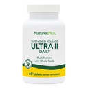 NaturesPlus Ultra II Daily - 60 Tablets - Multivitamin with Whole Foods for General Well-Being - Supports Energy & Immune Health - Sustained Release - 60 Servings