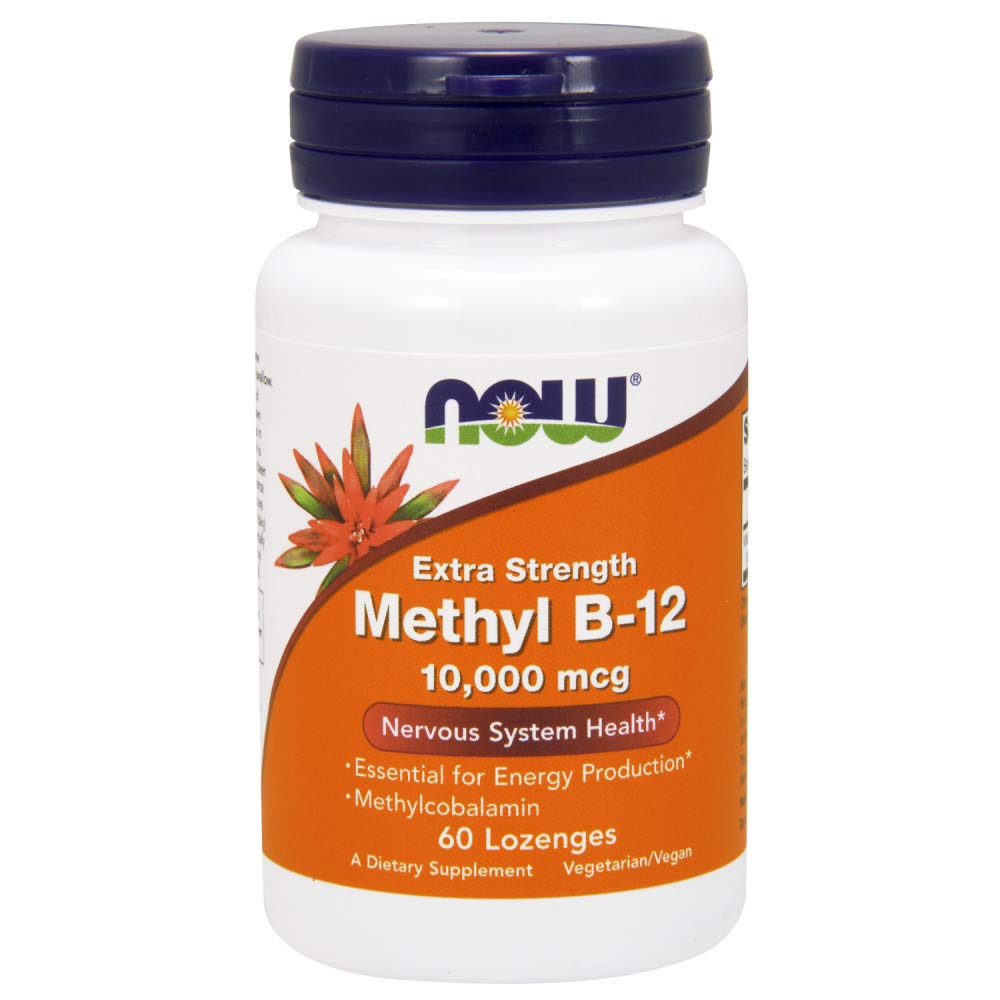 AHORA Foods Metil B-12 10000 mcg, 60 Lozenges (Pack of 2)