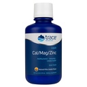 Trace Minerals TENIDO Cal/Mag/Zinc ANTE Calcium, Magnesium, Zinc, Vitamina D3 Suplemento ANTE Soporta Tissue Normal, Muscle y Bone Density TEN Natural Piña Colada Flavor ANTE 16 Servings, 16 fl oz.