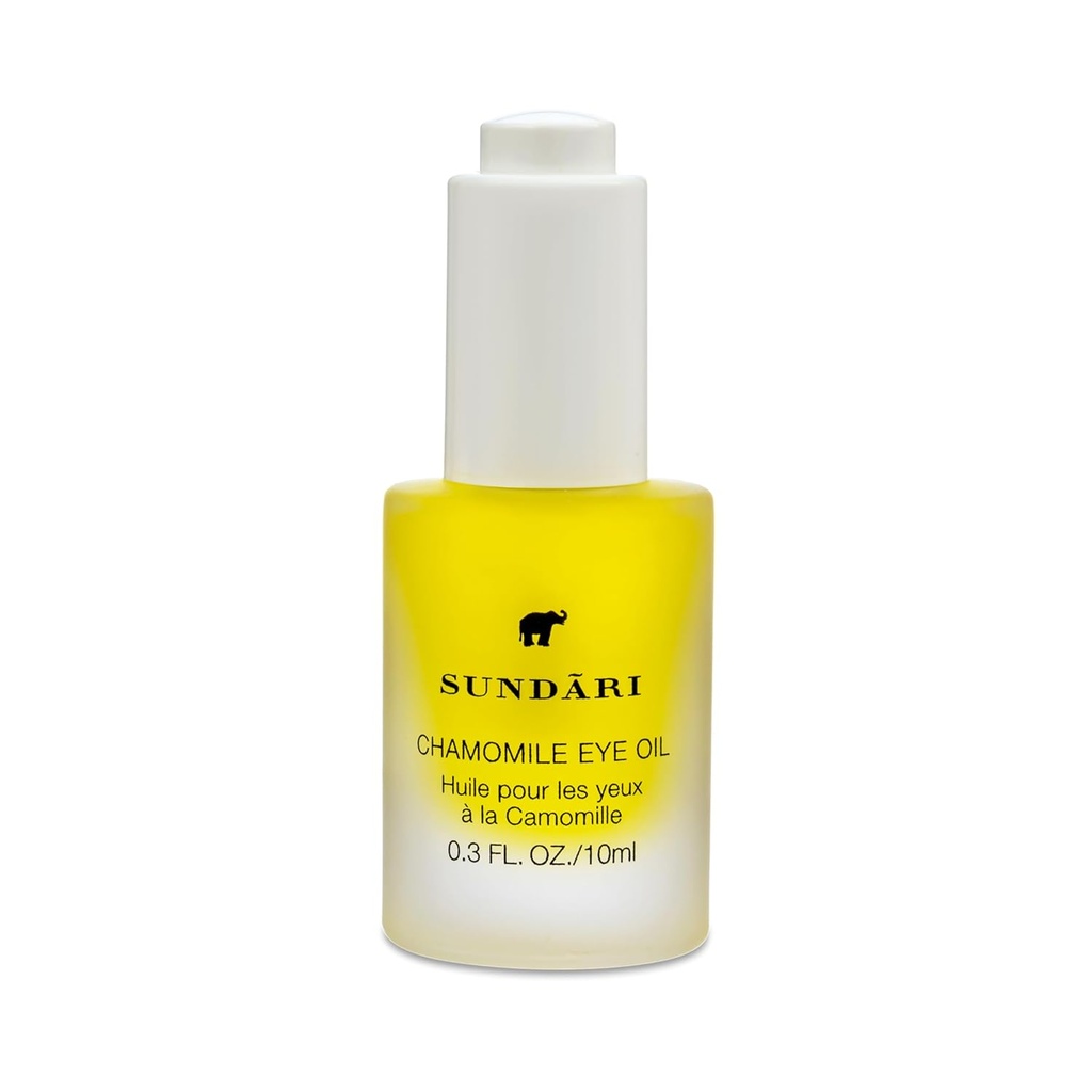 Ojo de manzanilla SUNDARI - Tratamiento de Círculo Oscuro Natural, Reducción de las Arugas Anti-Envejecimiento, Brillos " Smooths Under-Eye, Nourshes " Revitalizes, Ingredientes Naturales, Caídar Conveniente 0.3 fl oz