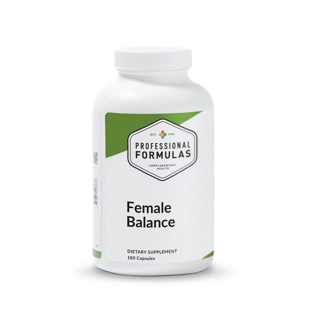 Fórmulas Profesionales Equilibrio femenino – Glandulares con Root de Cohosh Negro, Vitaminas y Minerales para apoyar equilibrio hormonal premenstrual y menopausia y bienestar emocional - Gluten Free, 90 cápsulas