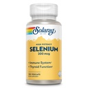 Solaray Selenium, alta potencia, sistema inmunológico saludable, función tiroidea & soporte antioxidante, 100 VegCaps
