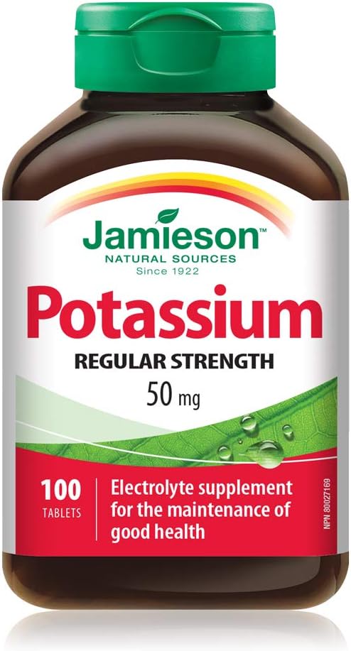Jamieson Potasio 50 mg, 100 tabletas