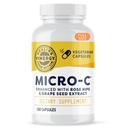 Vimergy Micro-C® Vitamin C Capsules – 500 mg por cápsula, soporta la salud inmunitaria*, promueve la producción de colágeno, apoya los huesos saludables*, Kosher, Vegan &amp; Gluten-Free, Tamaño regular 180 cápsulas