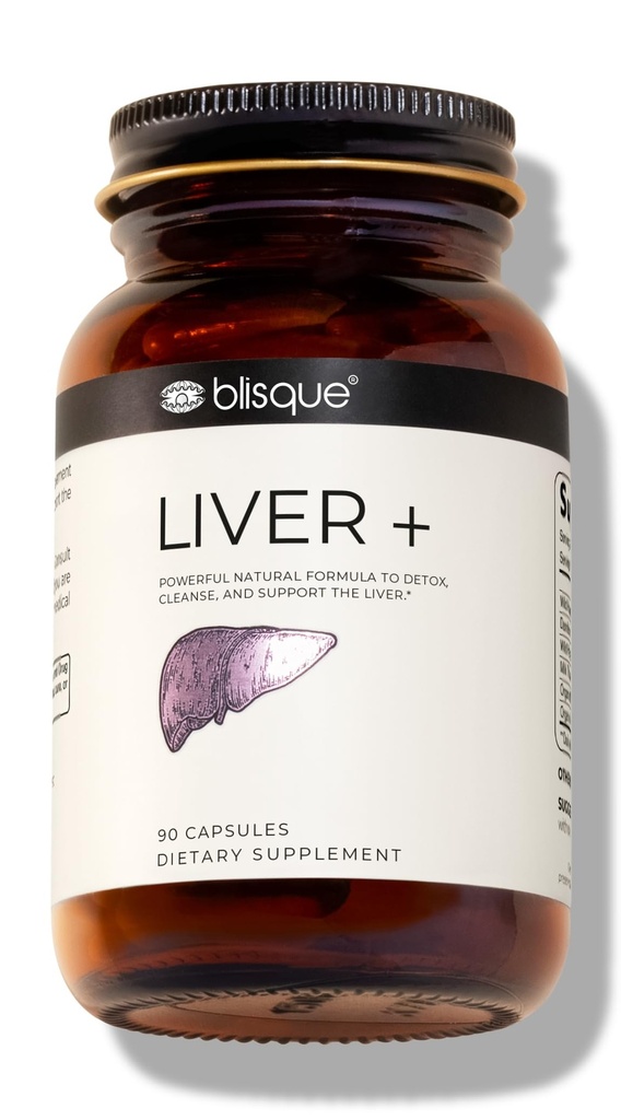 Blisque – Complejo del hígado Suplemento a Detox, Limpiar y Reparar el Liver ← Ingredientes Naturales ← Milk Thistle, Dandelion, y Burdock Root