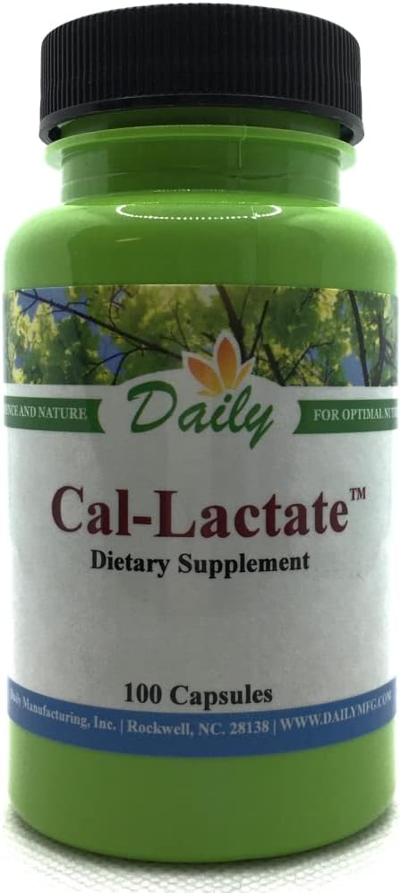 Fabricación diaria Calcium LactateTM 100 cápsulas