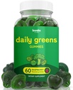 Daily Super Greens Gummies to Boost Energy Silencio con Moringa, Spirulina, Chlorella, Veggies &amp; More ← Includes 8 Blends ← para Mujeres y Hombres
