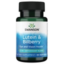 Swanson Standardized Lutein &amp; Bilberry 60 Sgels